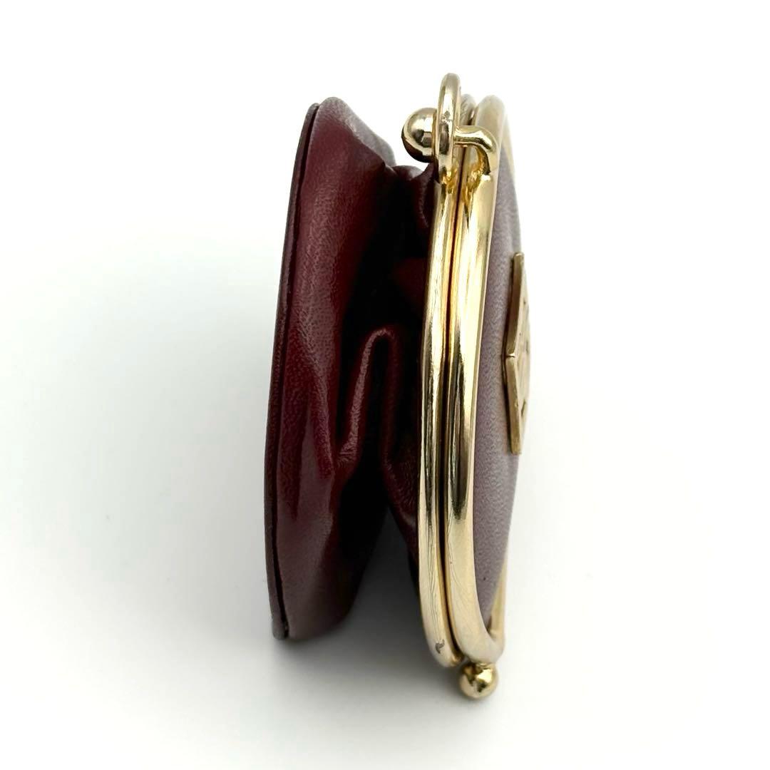 【美品】ヴィンテージ ジバンシィ がま口ケース ロゴマークゴールド　箱付き