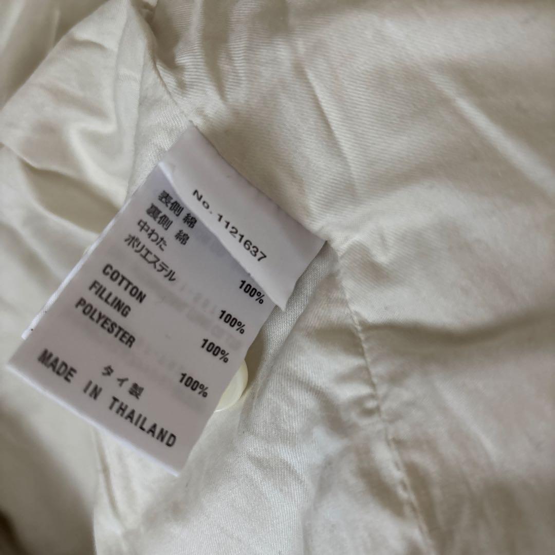 YACCOMARICARDオーバーサイズ アイボリー　コットン中綿　ジャンパー