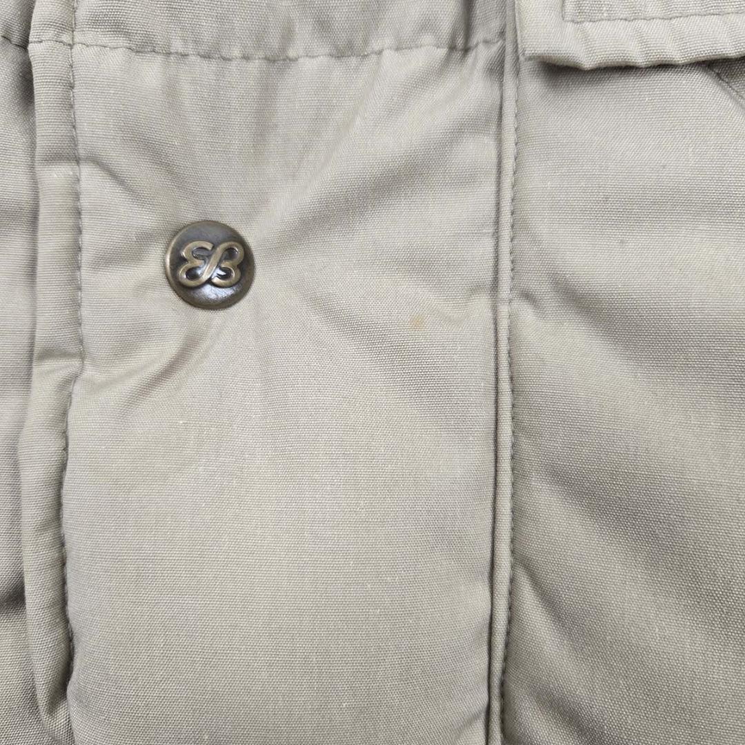 エディバウアーダウンベスト黒タグキルティングYKKジッパー 80'sヴィンテージ