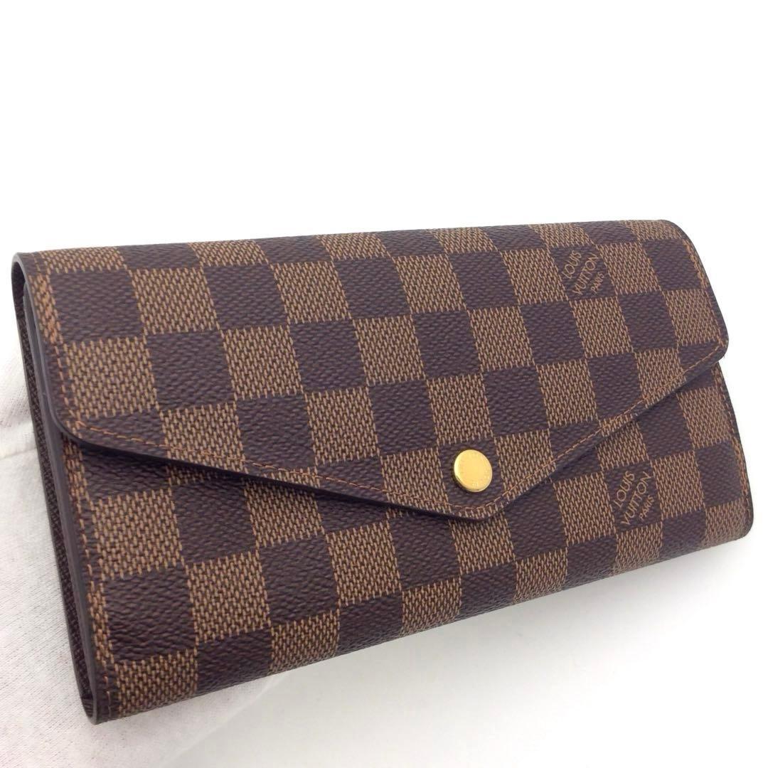 ルイヴィトン ダミエ 長財布 ポルトフォイユ サラ N63209 ICチップ