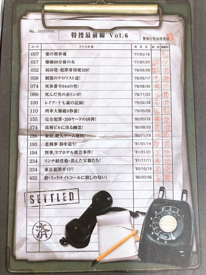 「特捜最前線 BEST SELECTION BOX Vol.6」