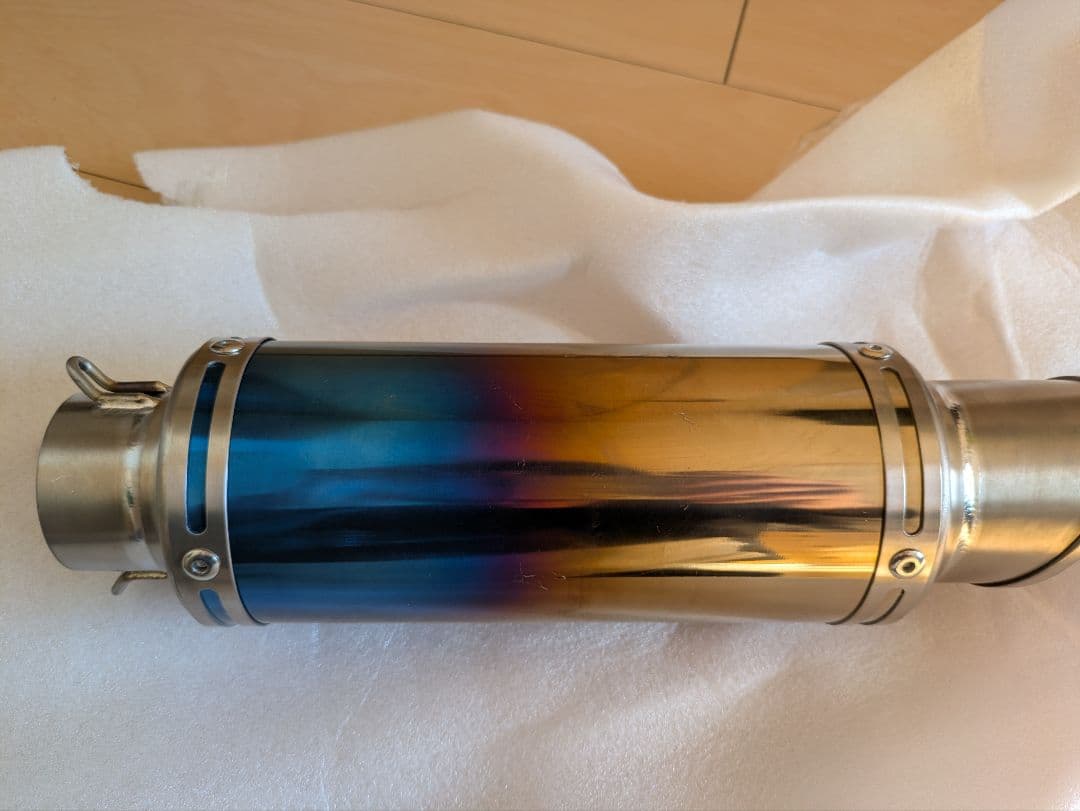 カワサキ ZX 4R LCI PARTS ショートチタン スリップオン マフラー