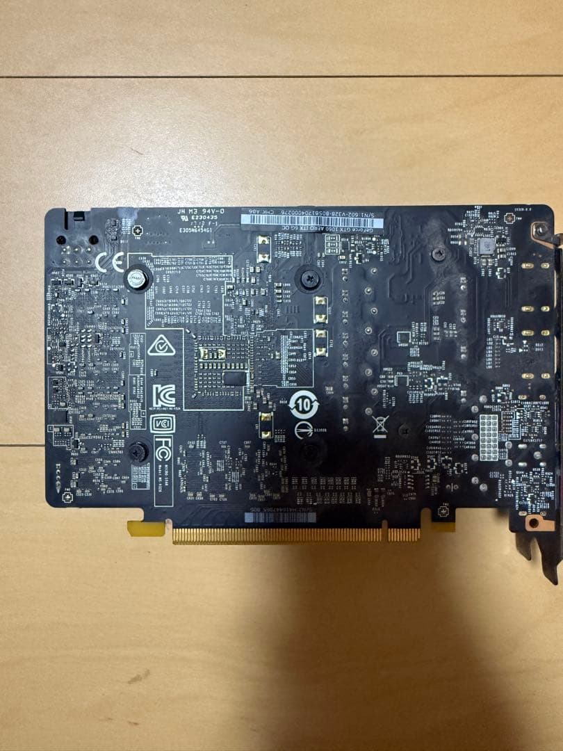 動作確認済MSI GeForce GTX 1060 AERO ITX 6G OC