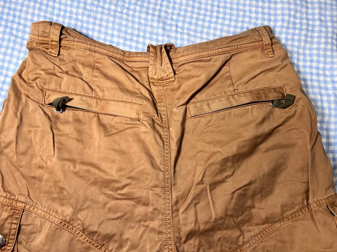 DIESEL ブラウンカーゴパンツ Dリング付き