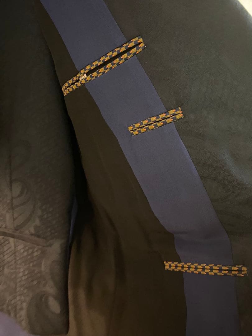 ETRO 2点セット ジャケット+ベスト ペイズリー 50 裏地シルクイタリア製