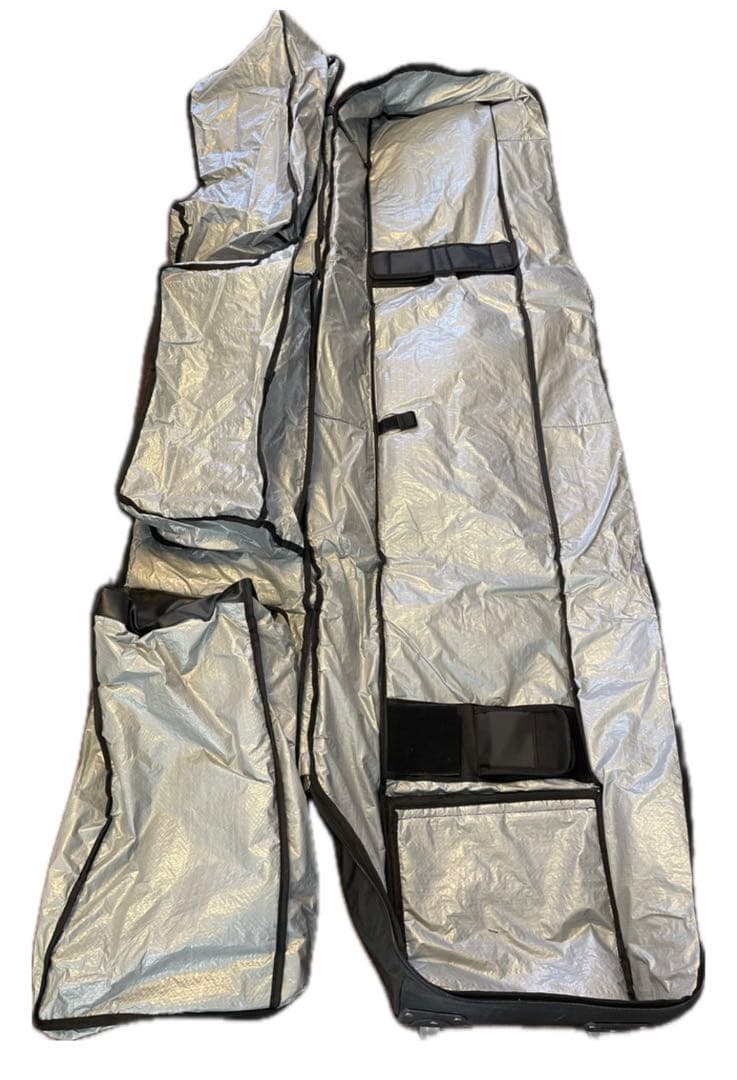 キャスター付きスキーバッグ 185cm 黒