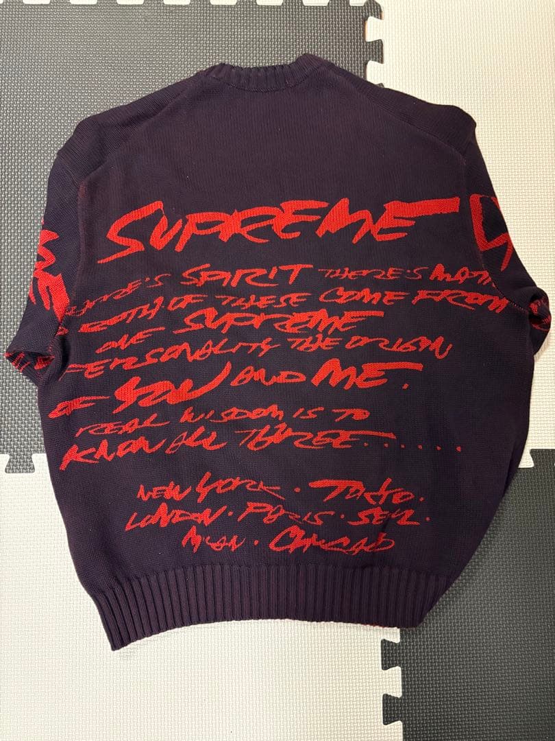 Supreme グラフィックニットセーター M