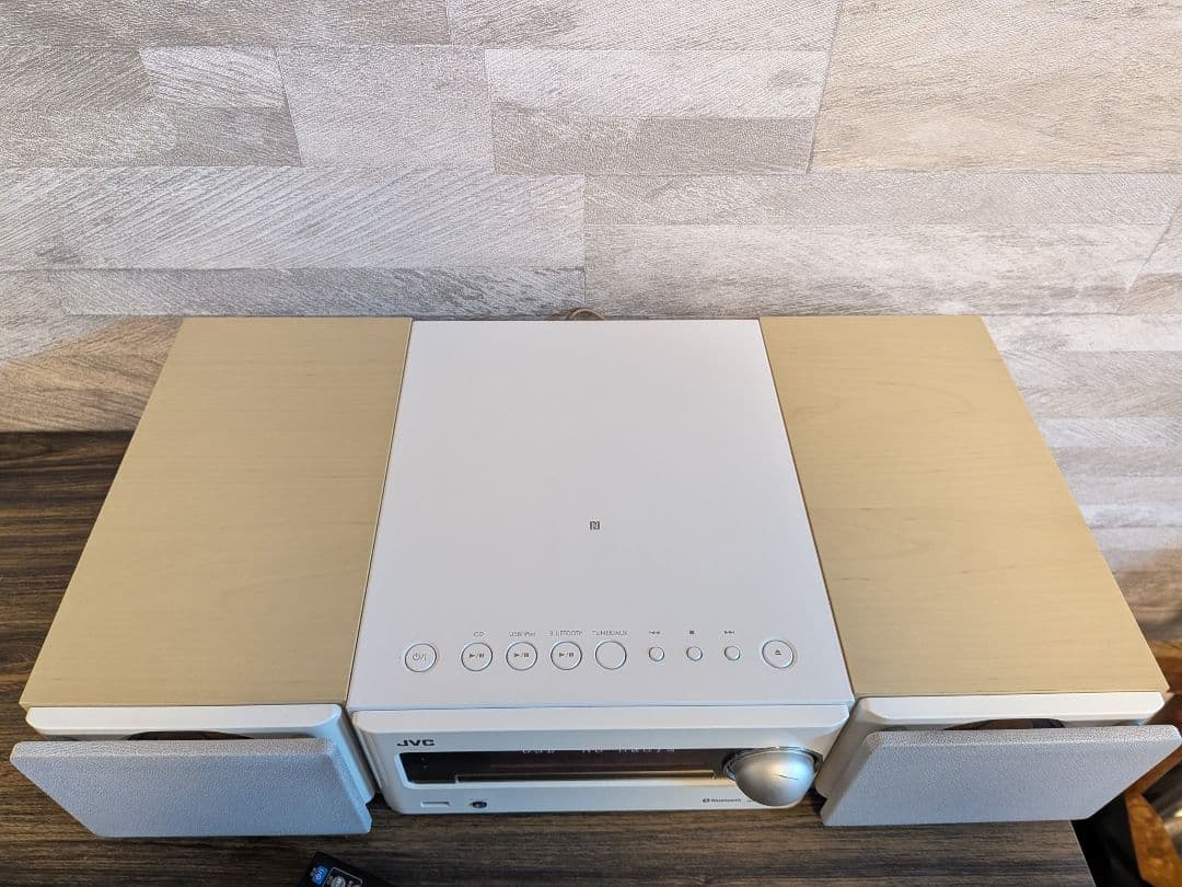 JVC EX-S1 ミニコンポ CDプレーヤー ナチュラルウッド ウッドコーン