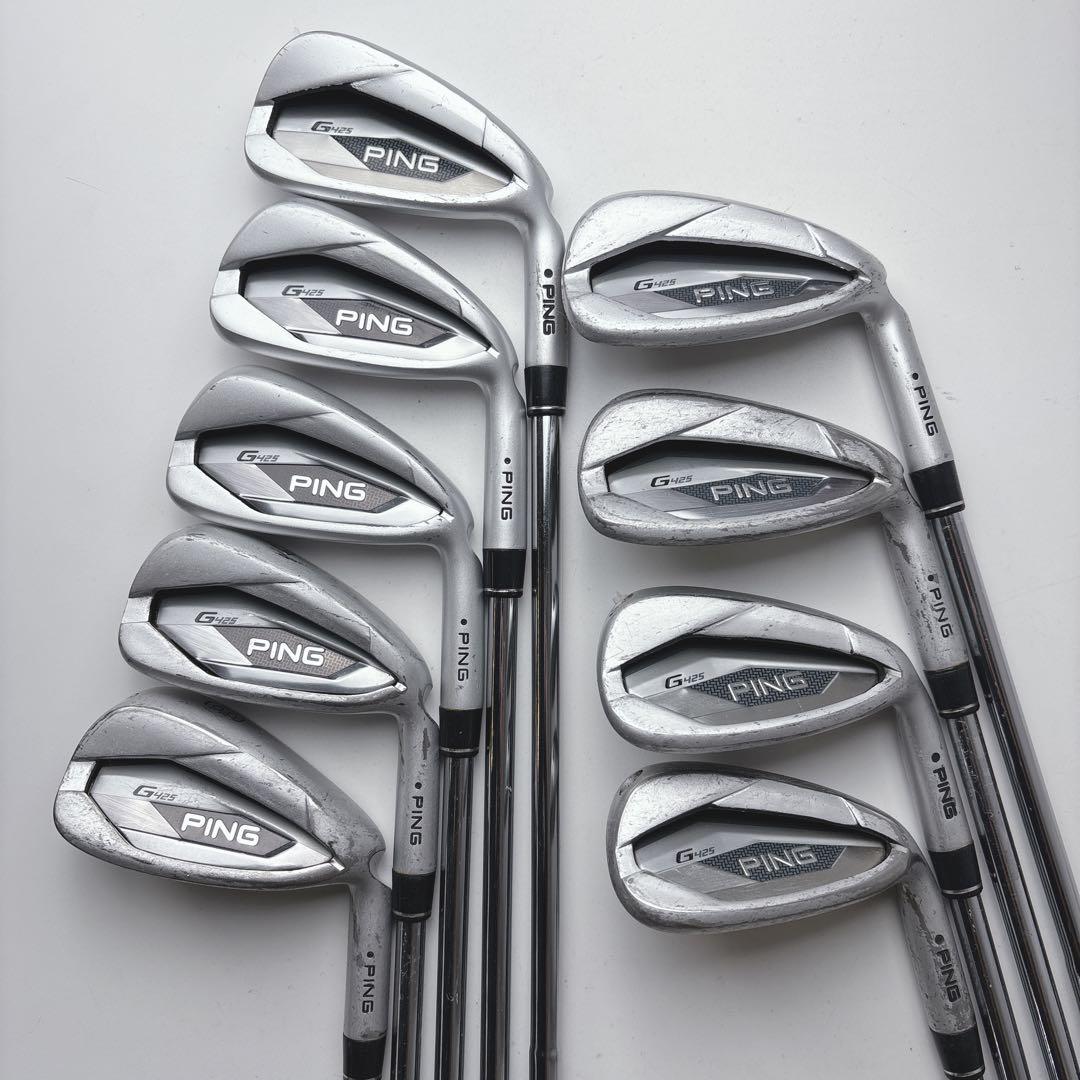 ピン PING G425 ゴルフクラブ アイアンセット9本 メンズ右利き