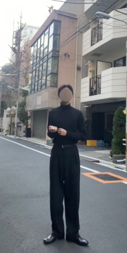 1997 Giorgio Armani 黒タグ 黒スラックス archive