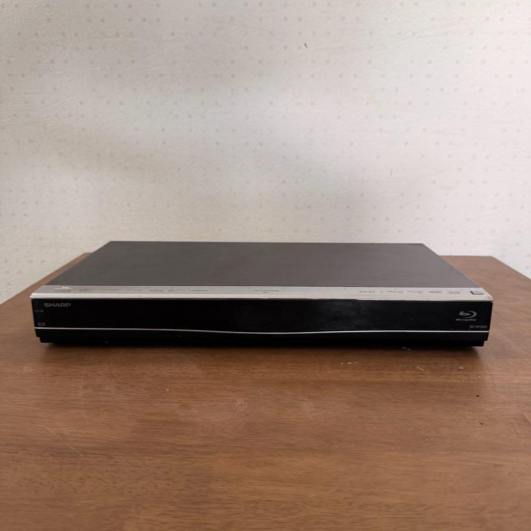 ● 良品 SHARP シャープ ブルーレイレコーダー 1TB BD-W1600