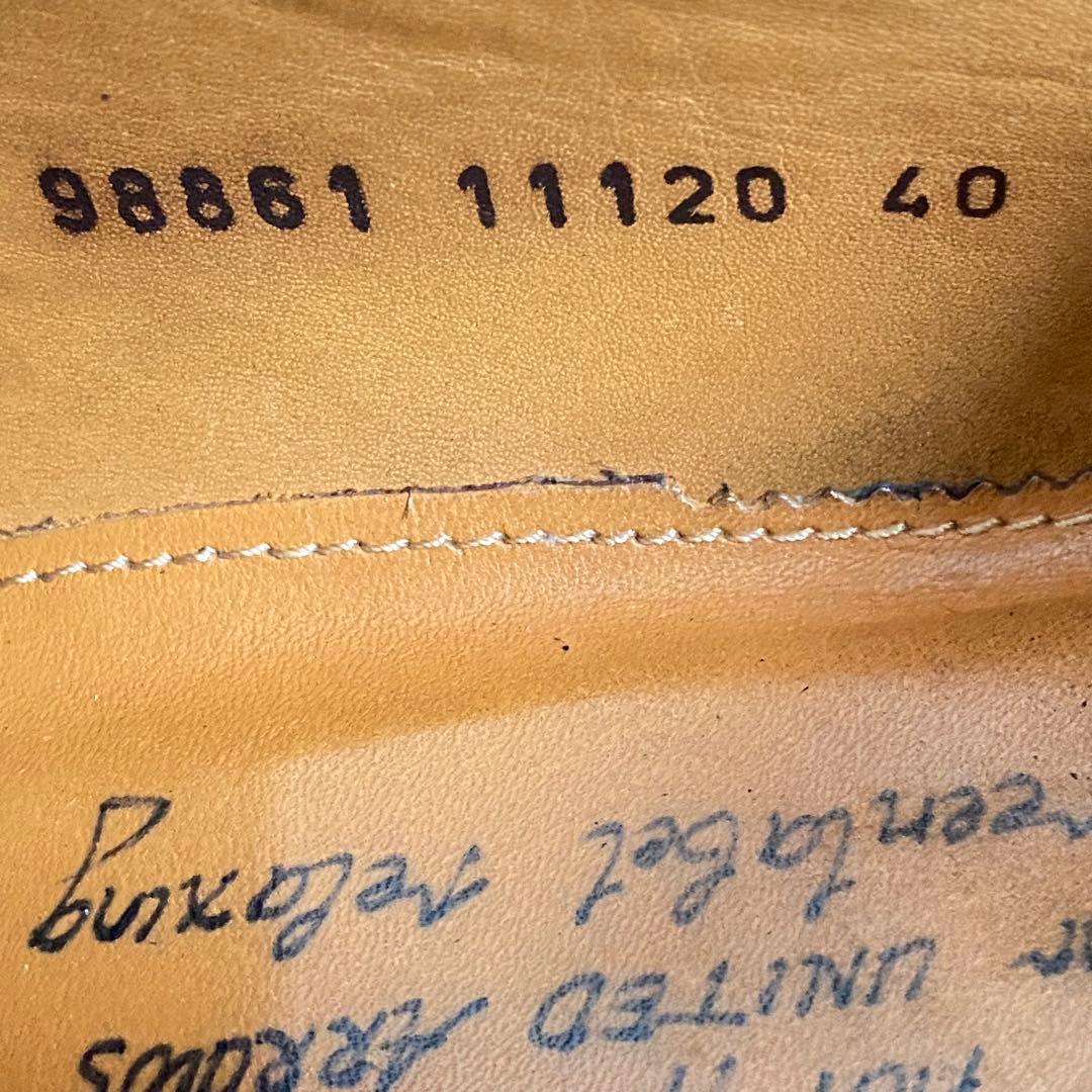 ジャランスリワヤ ストレートチップ 内羽根 98861 革靴 25.0cm