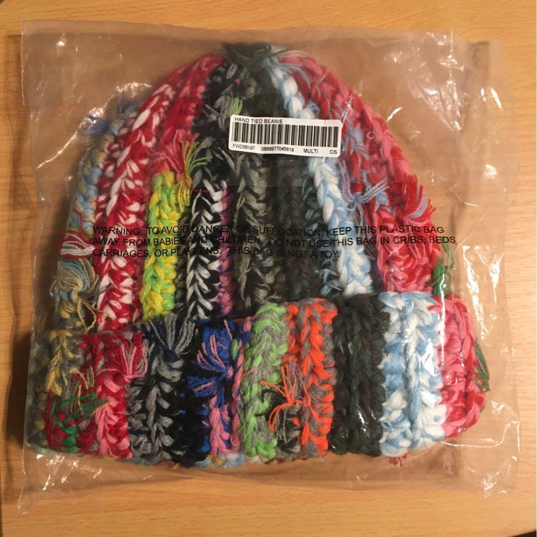 シュプリーム　Hand Tied Beanie マルチカラー　シュプリーム