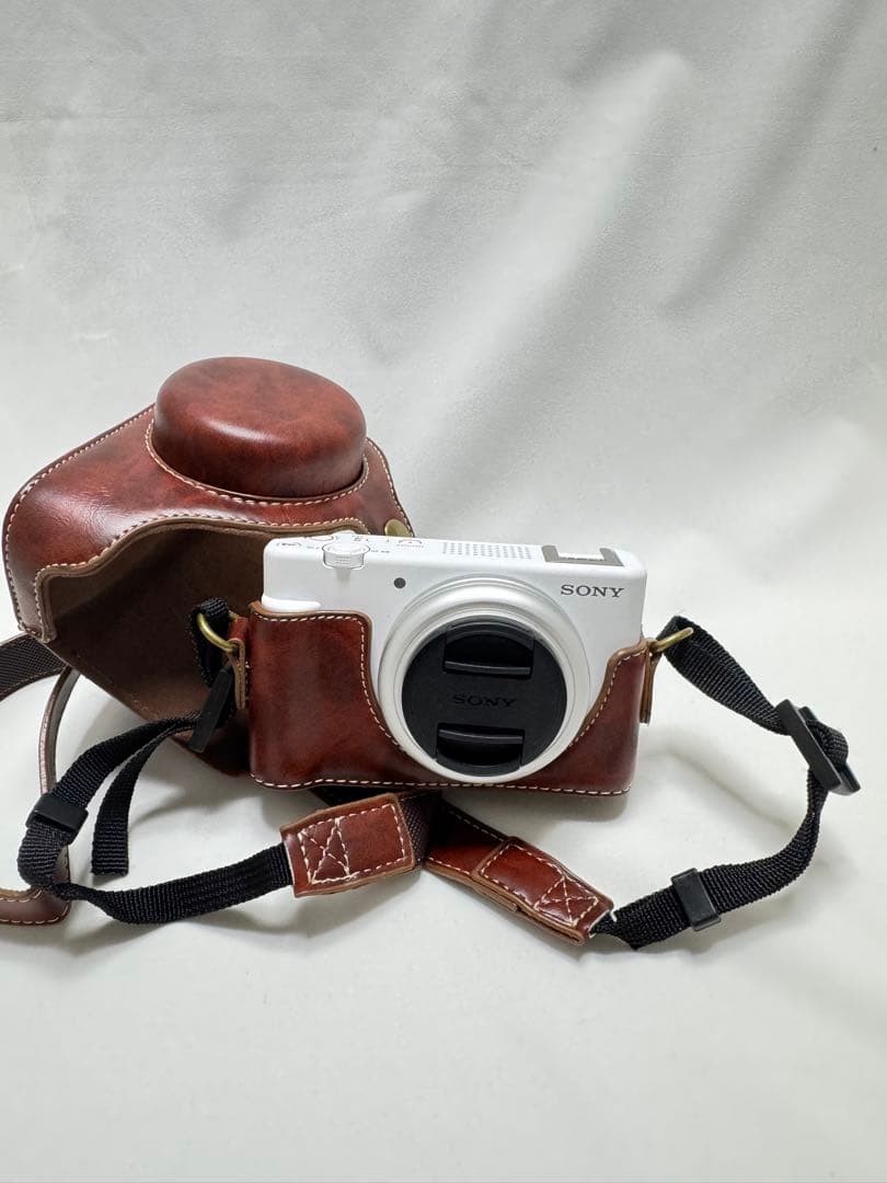 SONY vlogcamZV-1F ホワイトほぼ新品!