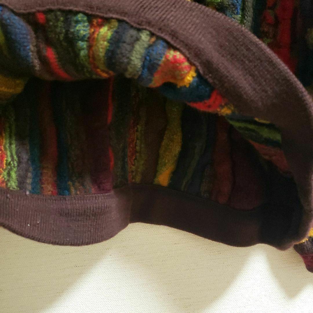 クージー 立体 編込み 3Dニット セーター 総柄 COOGI L