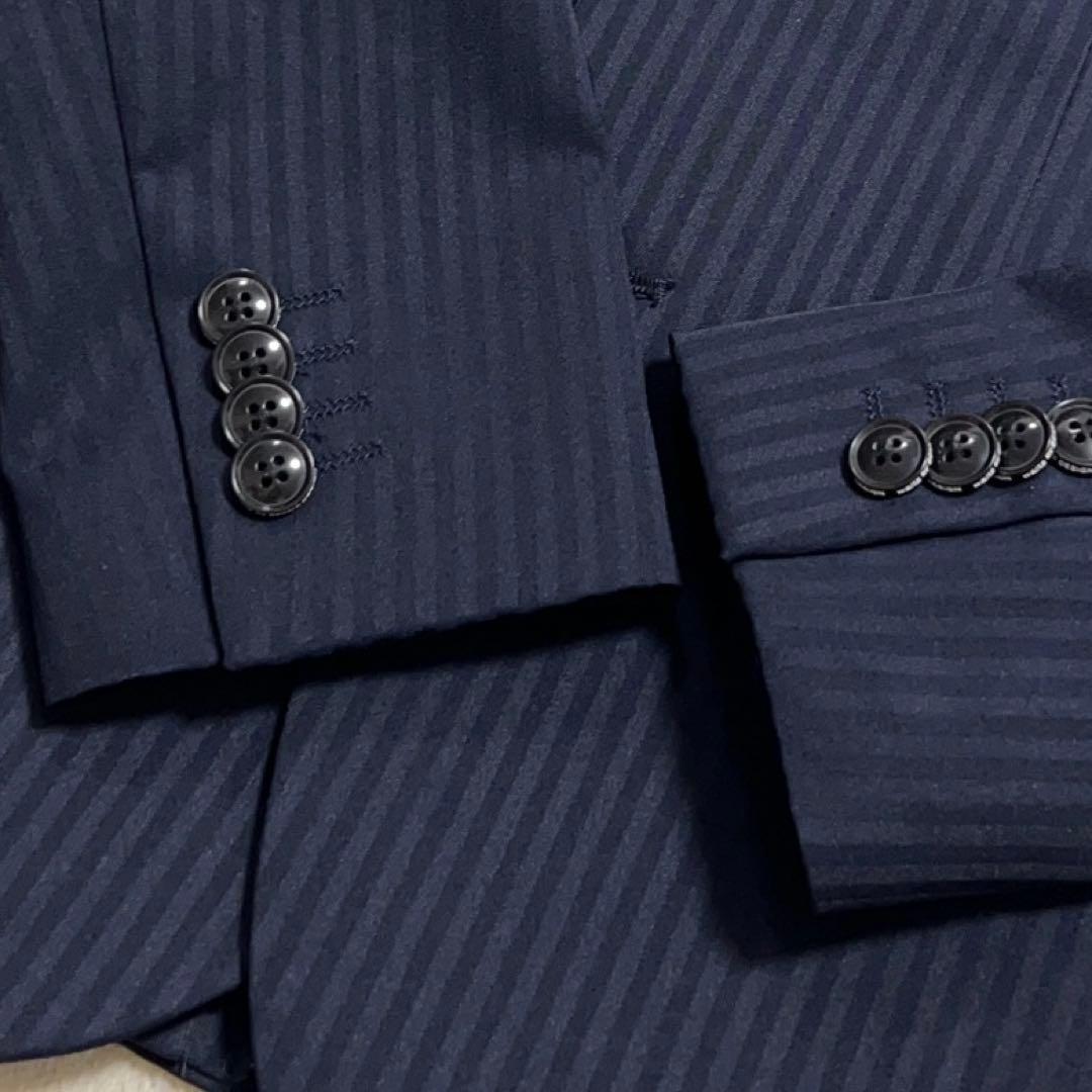 美品　ワルツバイビームスデザイン 男の子 スーツセット ネイビー　140cm