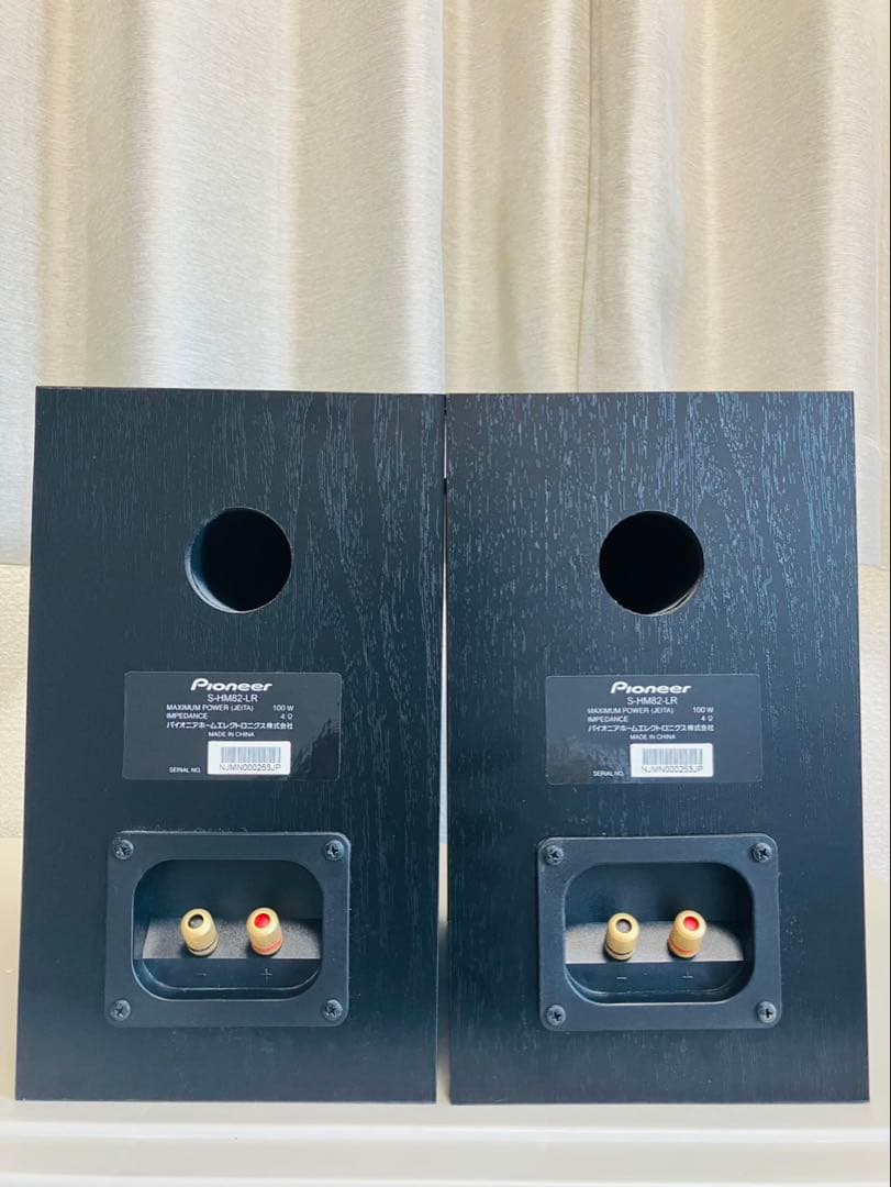 PIONEER スピーカー ブラック ハイレゾ音源対応 S-HM82-LR