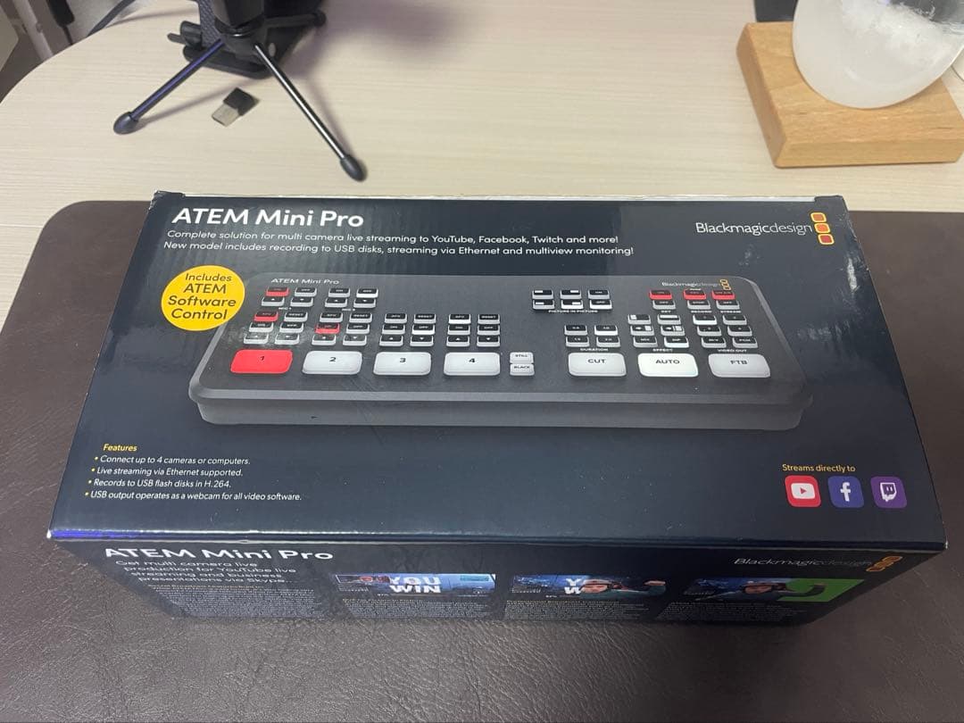 atem mini pro 新品（箱傷あり）