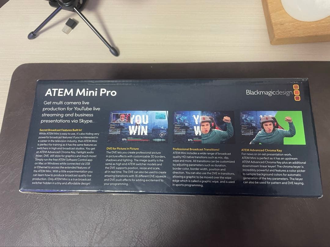 atem mini pro 新品（箱傷あり）