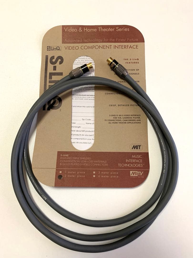 （高級）MIT社製★S-LinQシリーズ★Ｓ端子ケーブル （2m）