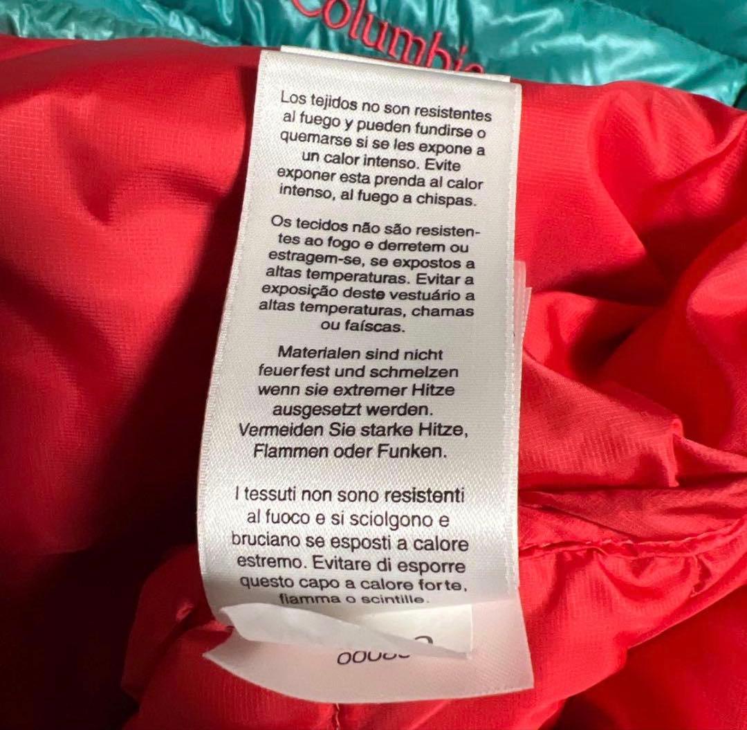 ⭐️【超希少】⭐️XSサイズ　コロンビア クレイターレイク　アルパインダウンパーカ