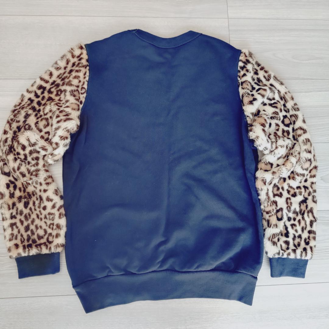 DRIES VAN NOTEN　ネイビー　レオパードファースウェット ヒョウ柄