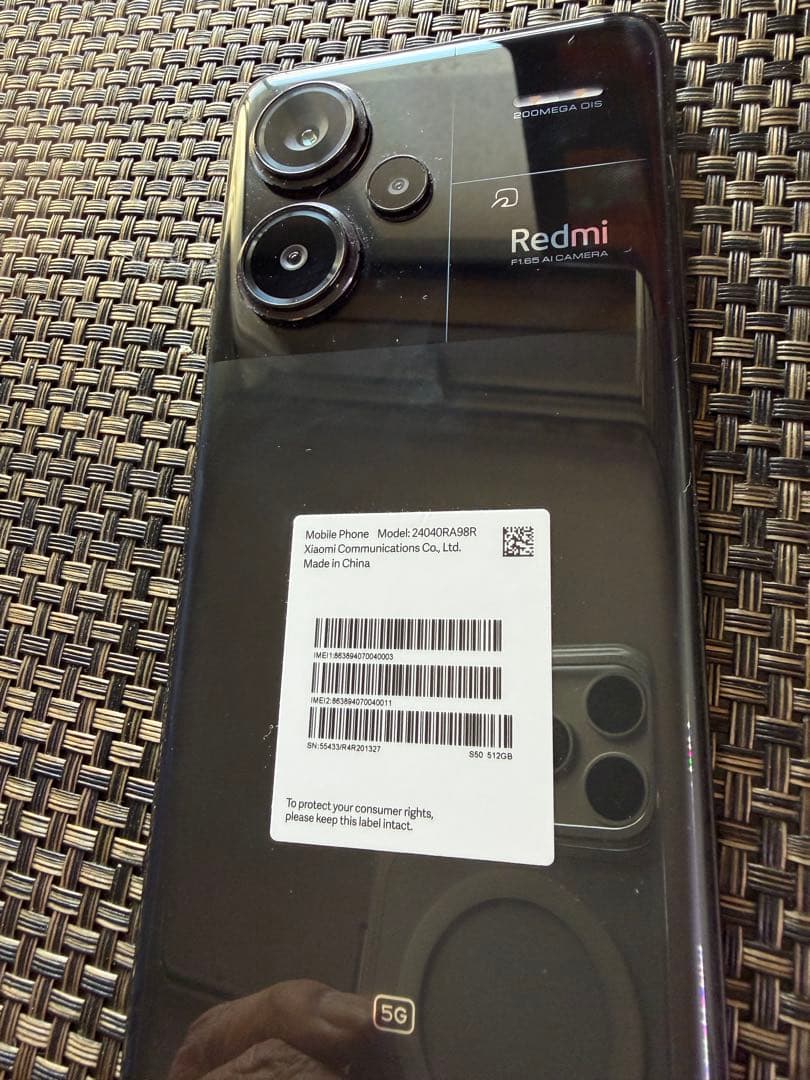 スマートフォン本体 Redmi Note 13 Pro 5G 12GB+6GB. 512GB