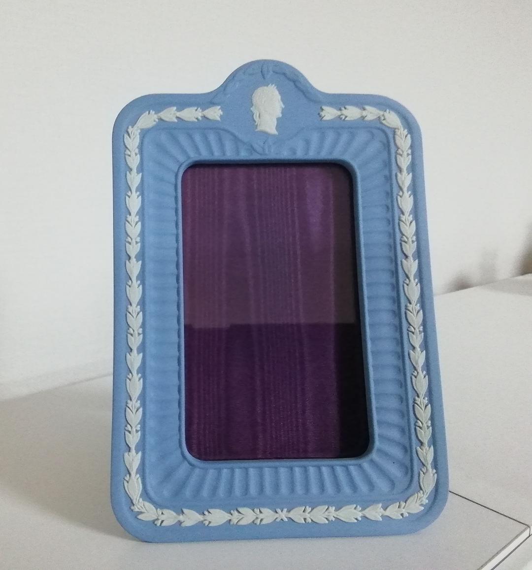 ウェッジウッド(ペールブルー)　ピクチャーフレーム　写真立て