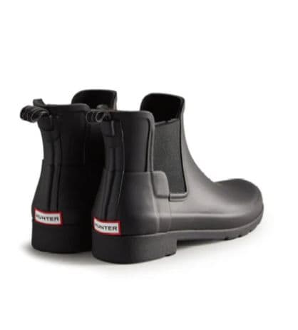 ハンター　チェルシーブーツ黒　UK5 24センチ