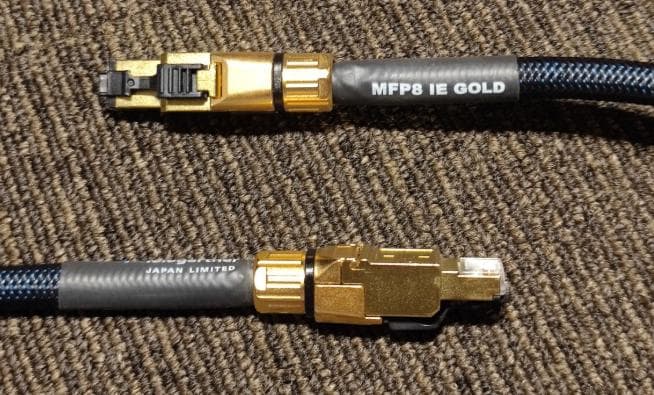 Telegartner MFP8 IE GOLD AUDIO LANケーブル
