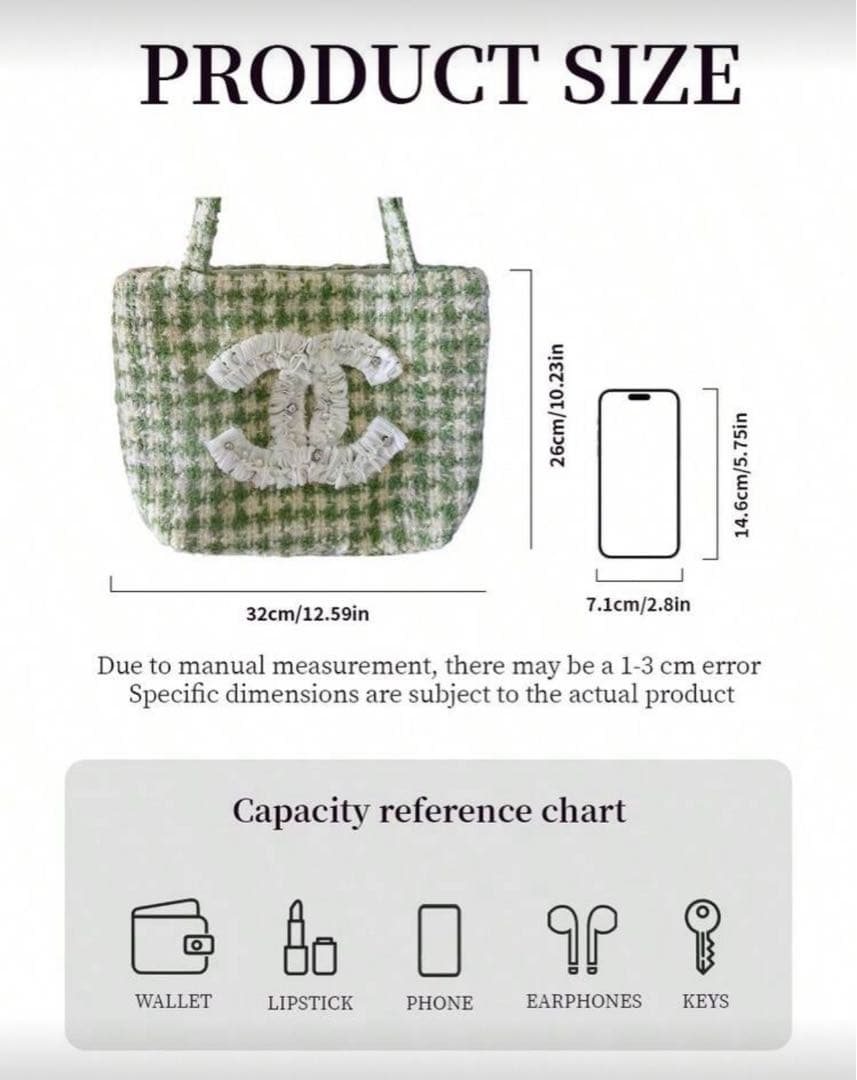 ジ*ョ様 CHANEL フリル　トートバッグ シャネルノベルティ　ハンドバッグ