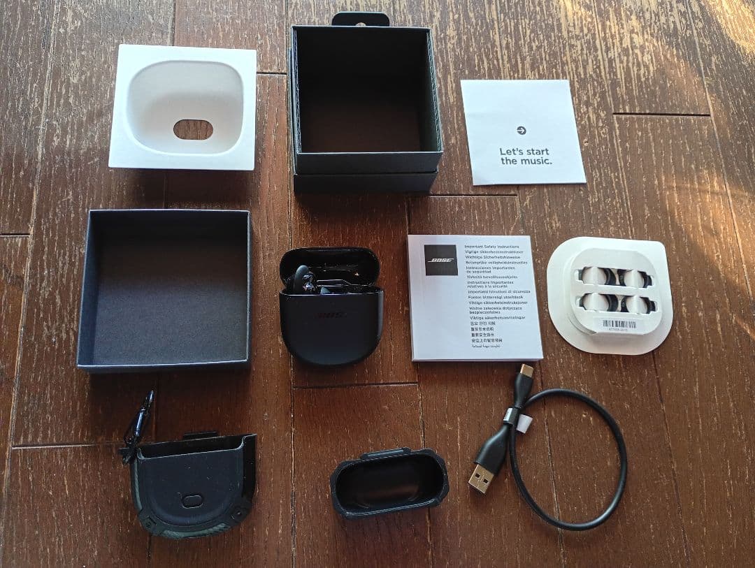 Bose QuietComfort Earbuds II 片耳(左)＋ケース付