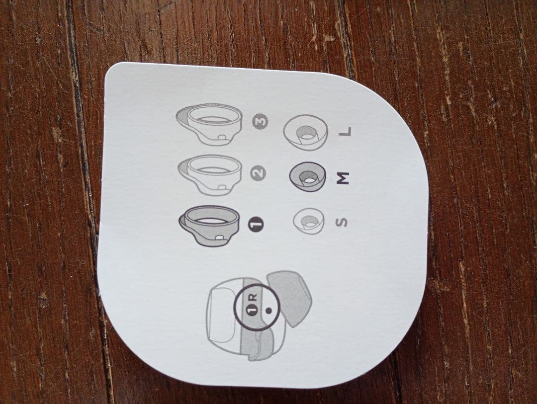 Bose QuietComfort Earbuds II 片耳(左)＋ケース付