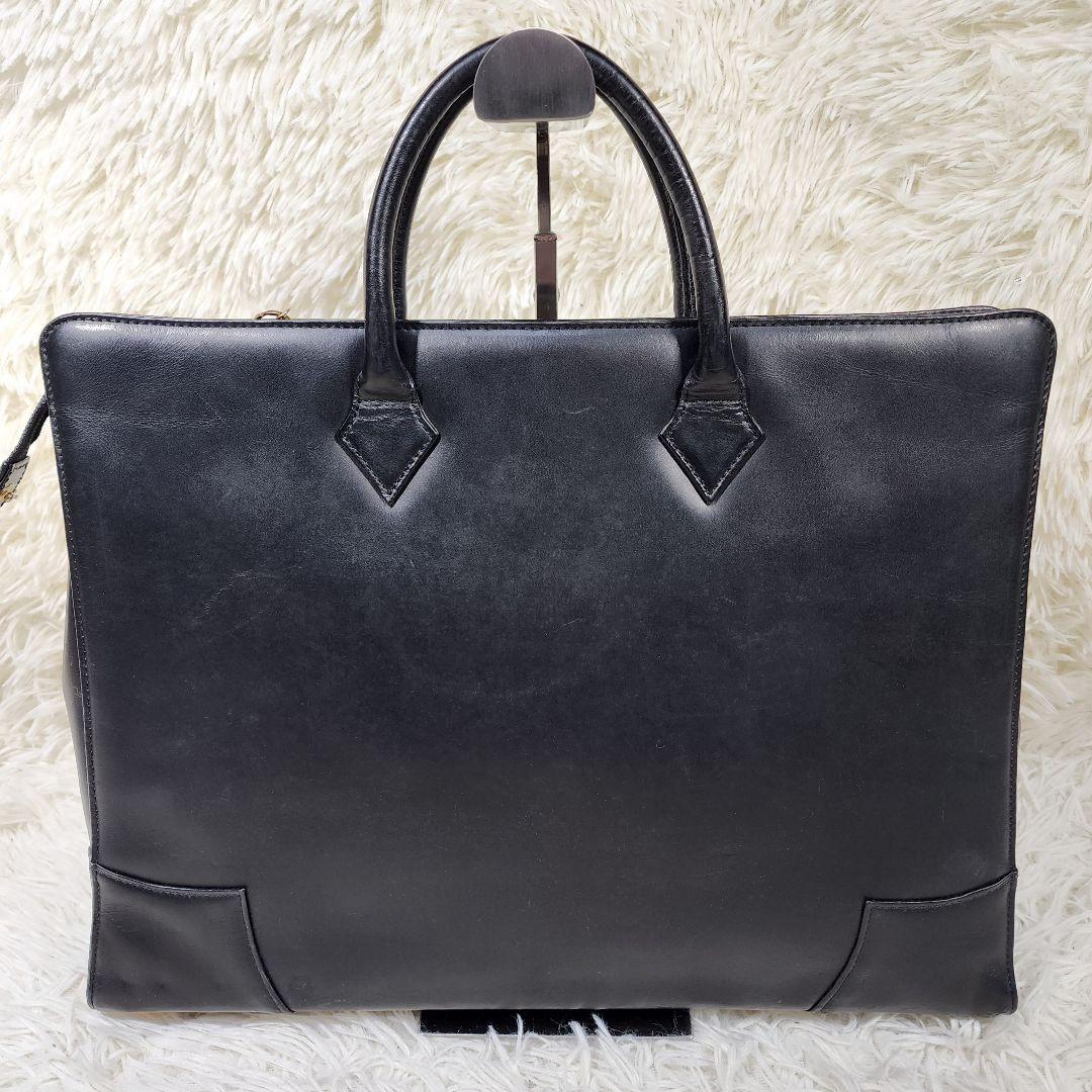 ヴィヴィアンウエストウッド ビジネスバッグ オーブチャーム 金オーブ A4可 黒