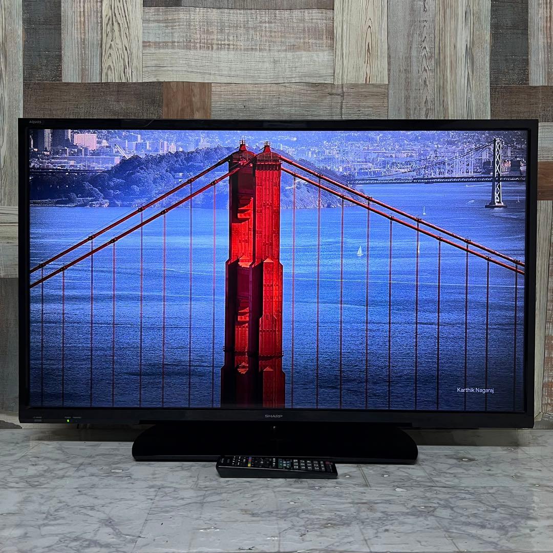 即日受渡❣️全国送料込SHARP 40型色鮮やかでクリアな映像再現、裏番組録画可