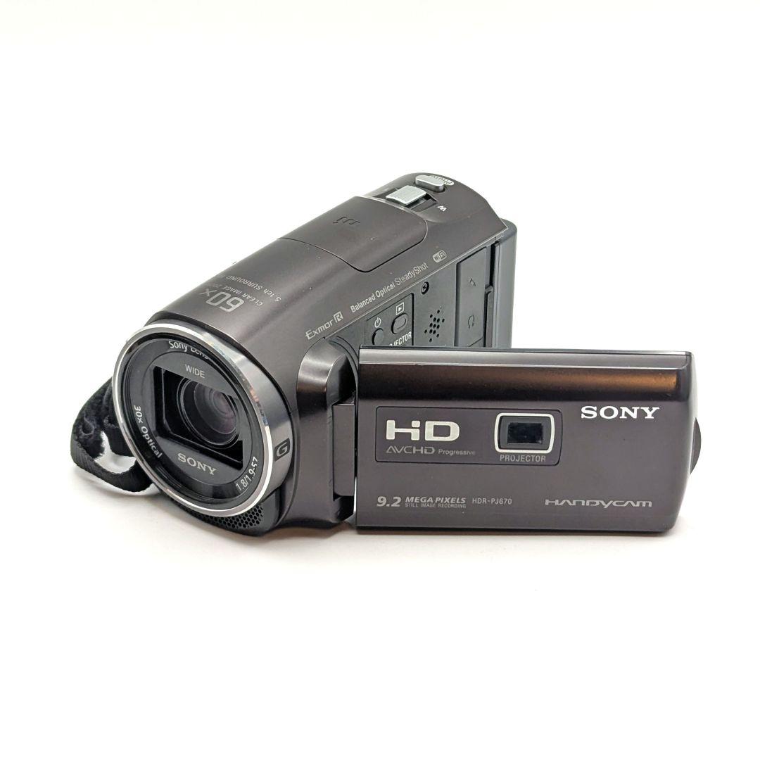 SONY HDR-PJ670 ブラウン