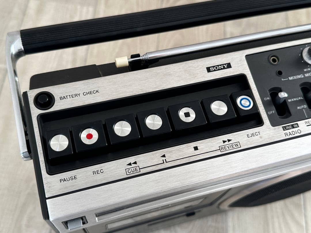 希少モデル SONY CF-1980II ラジカセ 昭和レトロカセットレコーダー