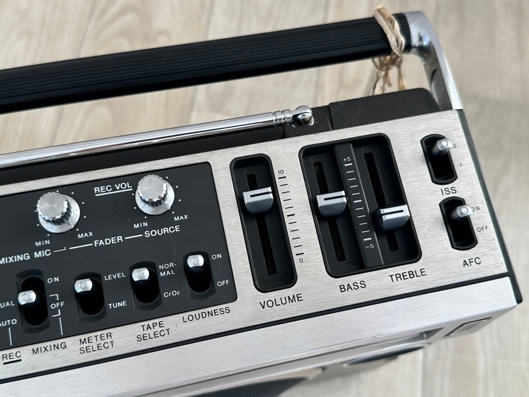 希少モデル SONY CF-1980II ラジカセ 昭和レトロカセットレコーダー