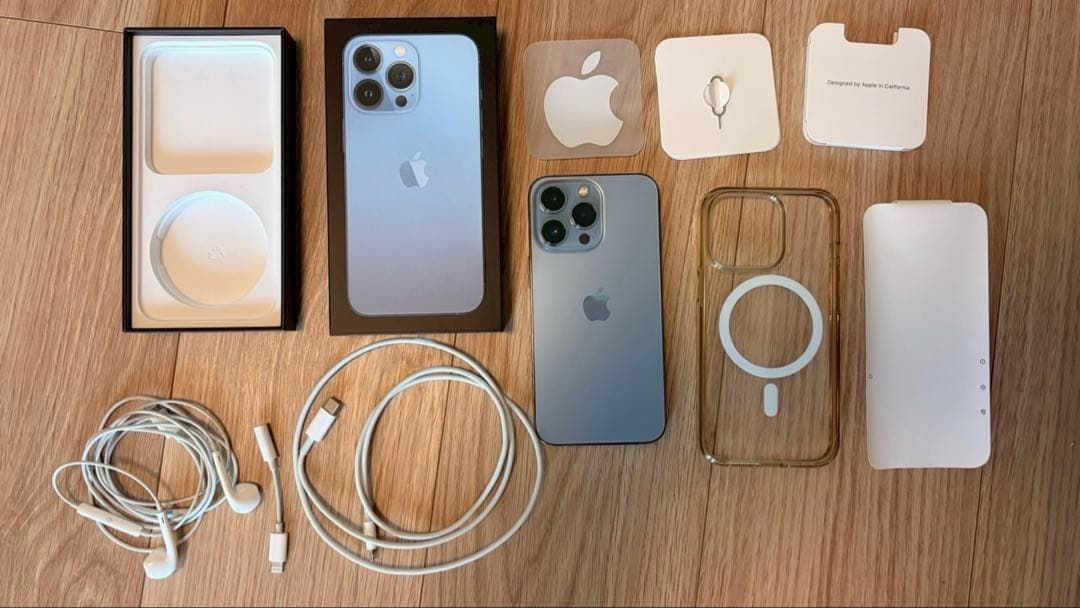 美品　iPhone13Pro シエラブルー　128GB SIMフリー　箱つき