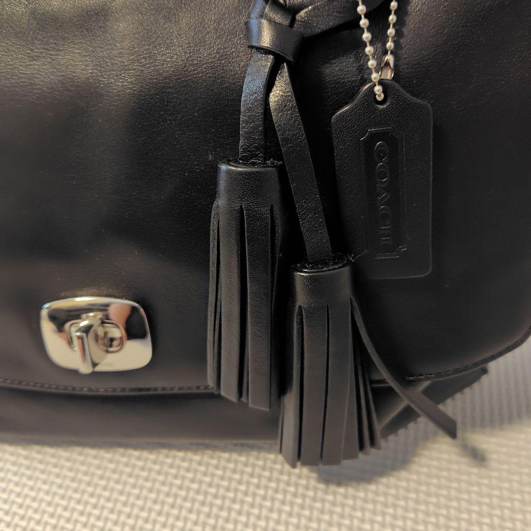 【美品】コーチ COACH レガシー ハンドバッグ ショルダー レザー 黒