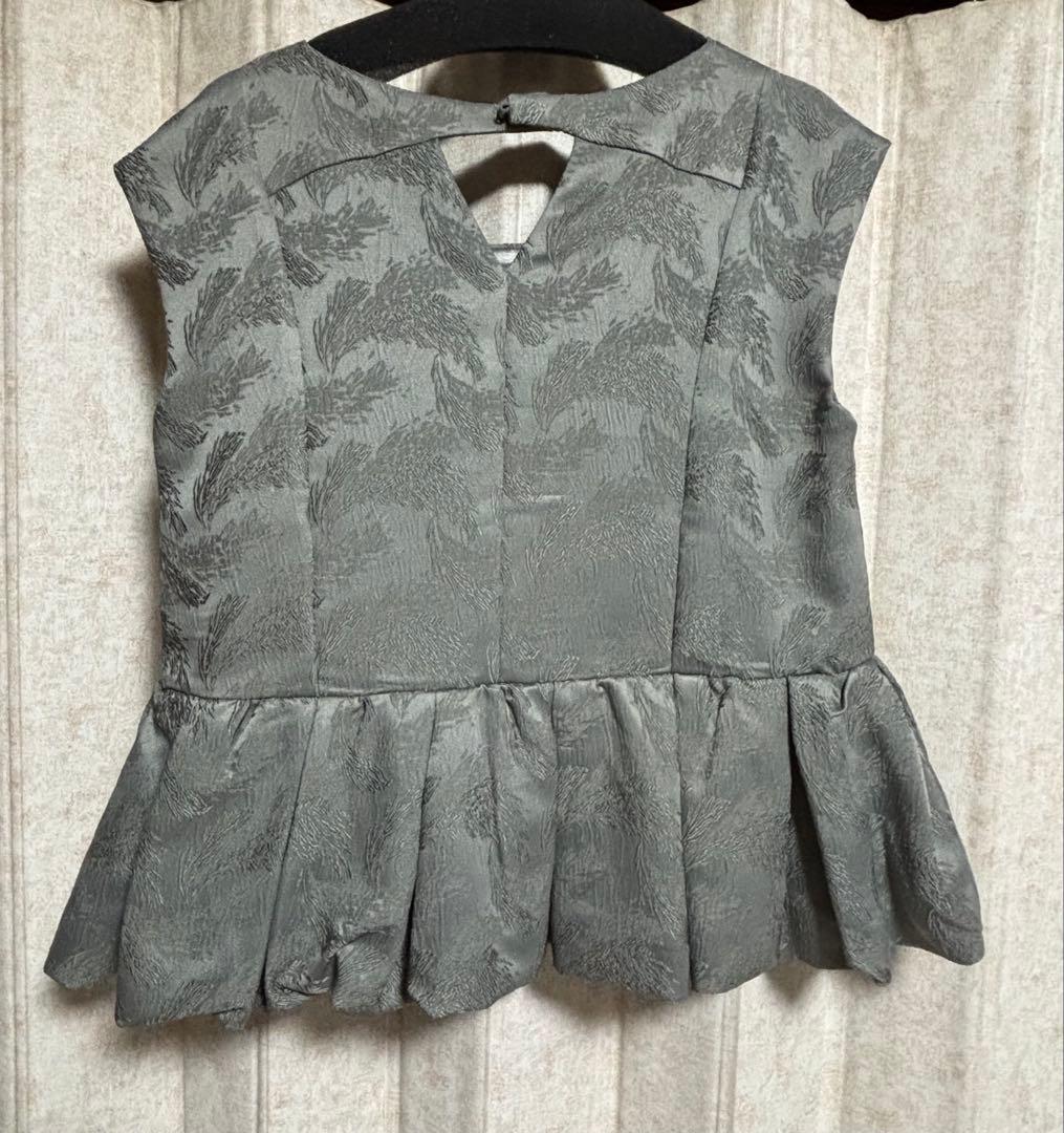 【niana】 ペプラム セットアップ パンツドレス 結婚式 ANDRESD L