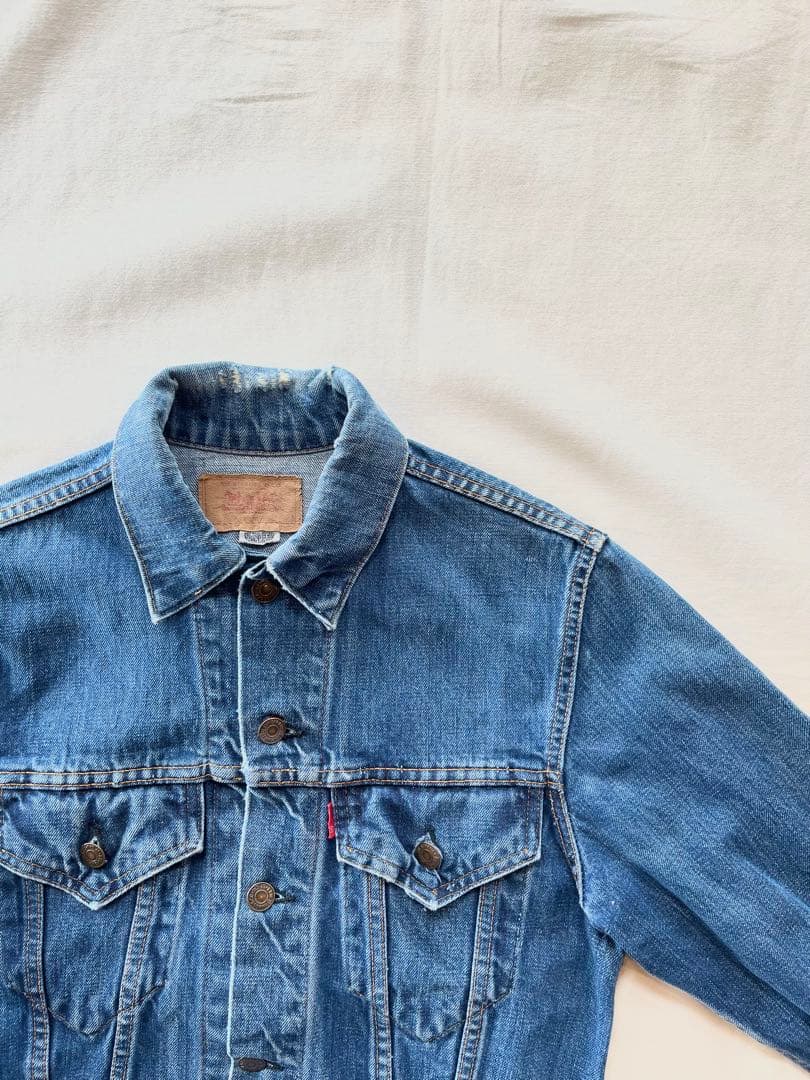【希少】70s Levi's 70505 スモールe デニムジャケット Rタブ