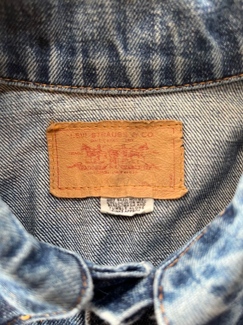 【希少】70s Levi's 70505 スモールe デニムジャケット Rタブ