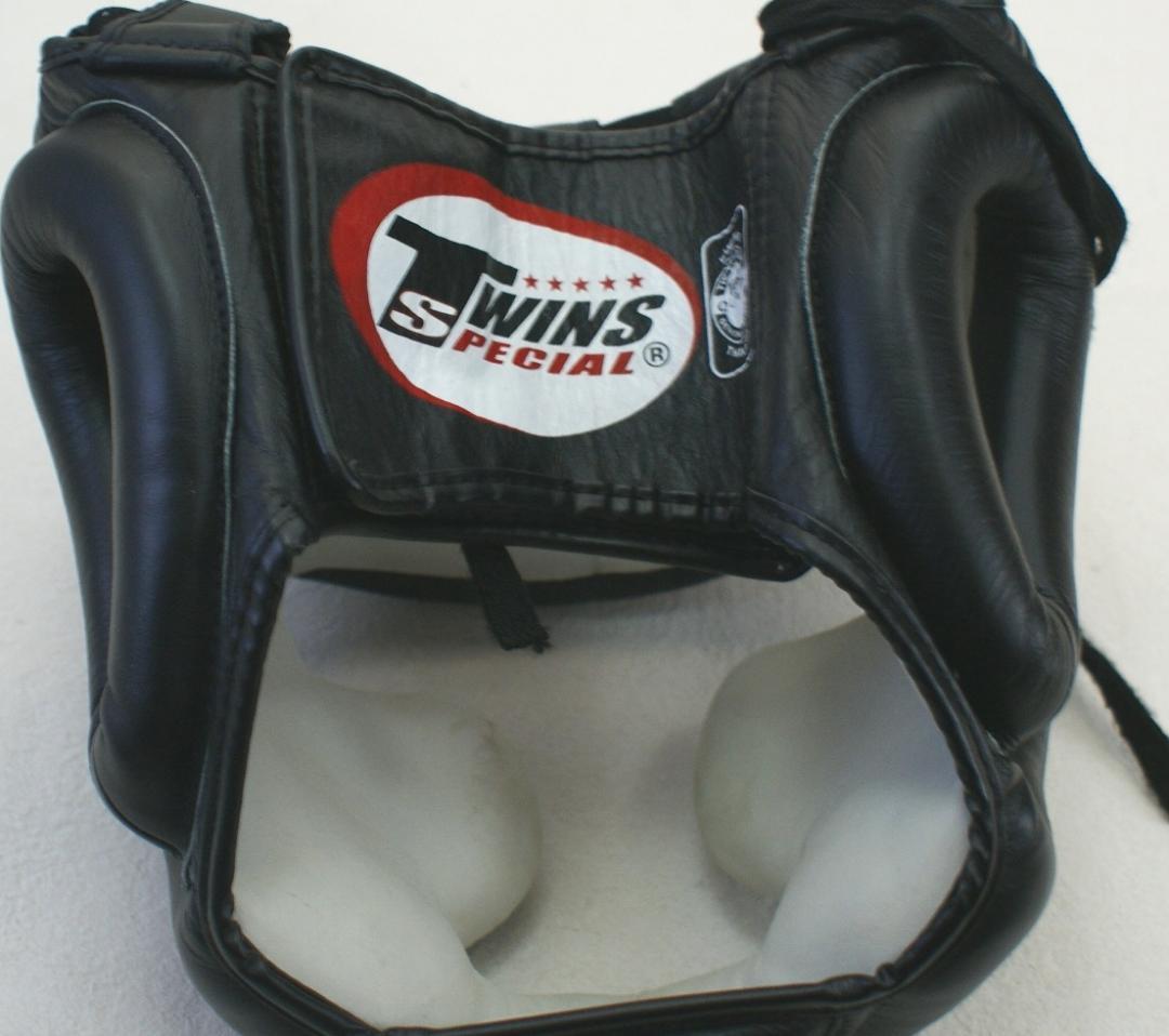 TWINS ヘッドギア 黒 ヘッドガード ボクシング L