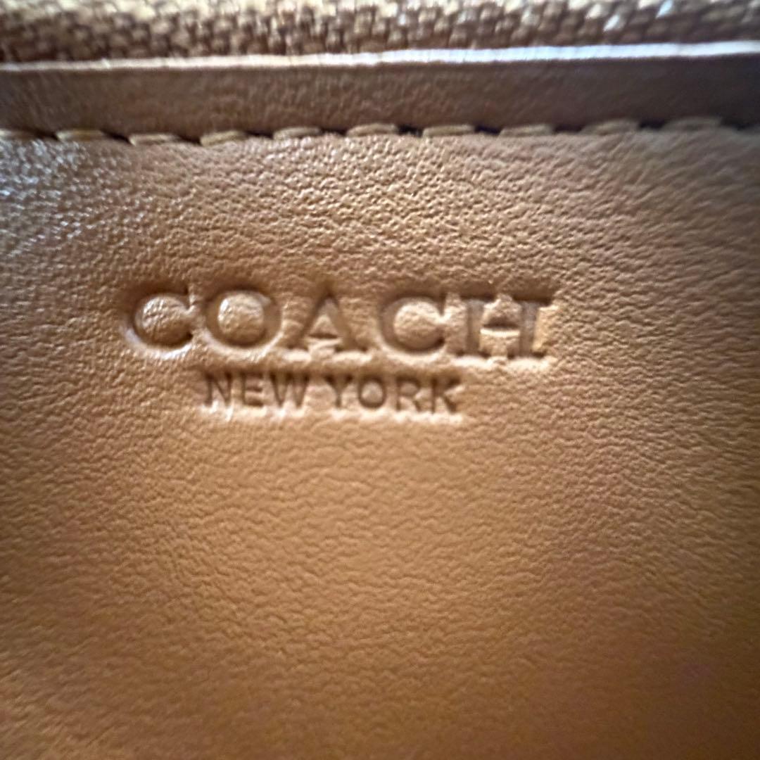 コーチ 長財布 シグネチャー COACH 財布 ブルー CH369 【未使用】