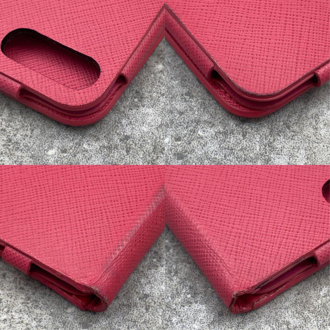 【極美品】PRADA　プラダ　サフィアーノ　iPhone 7/8+ ケース