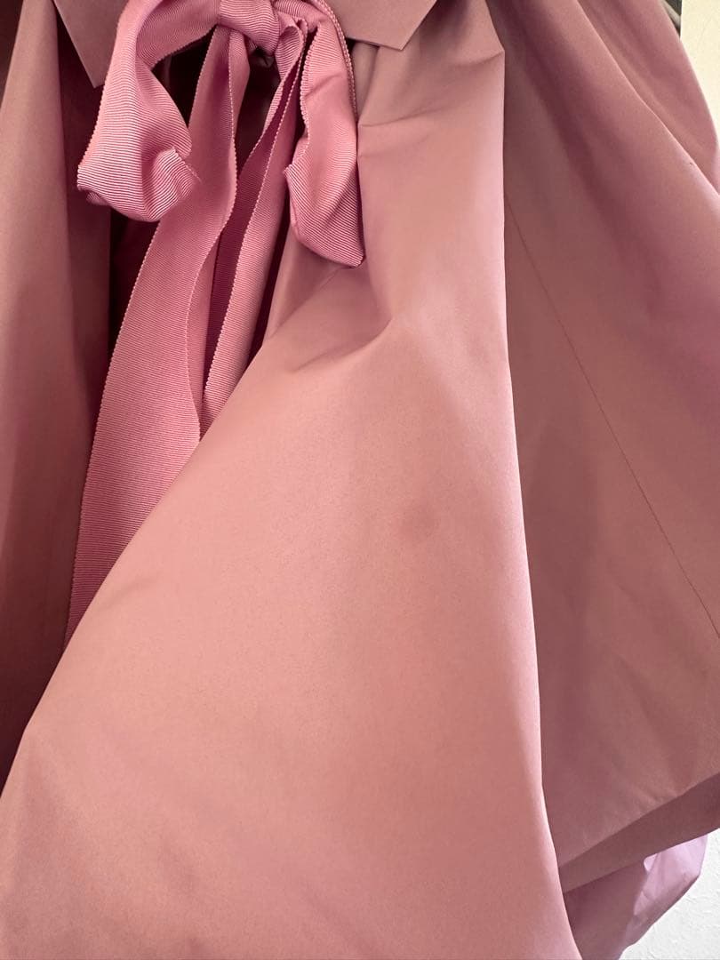 PATOU フロントリボン付きバルーンシャツ