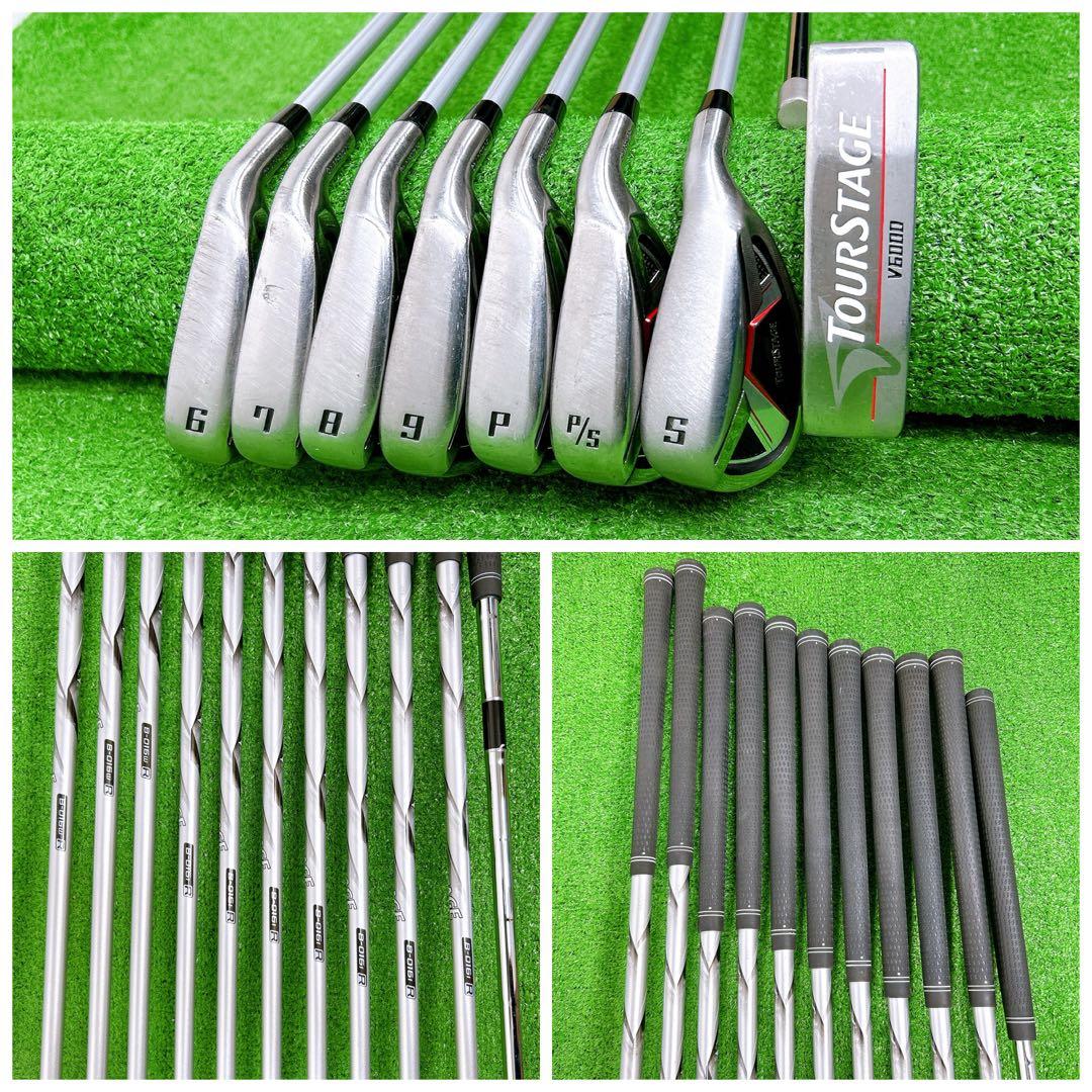 ツアーステージ V6000 メンズクラブセット 11本 R 初心者 ブリヂストン