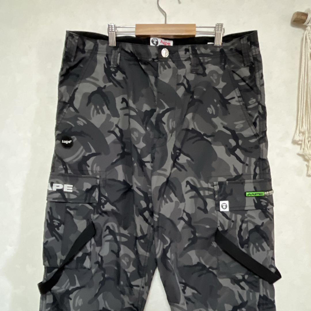 希少　アベイシングエイプ　L 即完売品　カモフラ柄　カーゴパンツ