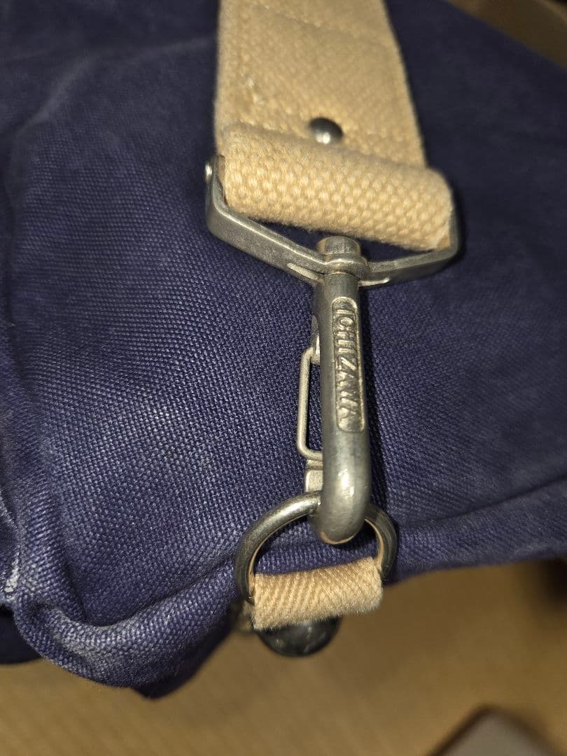 ​【希少・名品】一澤帆布 2wayリュック&ショルダーバッグ ネイビー 京都老舗